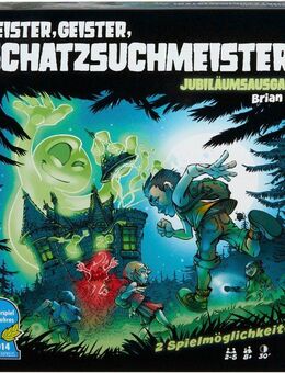Mattel games Spiel Geister, Geister, Schatzsuchmeister, Familienspiel, Jubiläumsausgabe