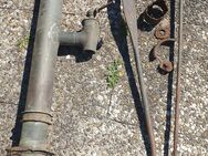 Schwengelpumpe, Handpumpe, alt, Restaurationsobjekt, Messing - Winsen (Aller)
