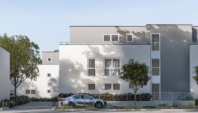 Nachhaltiges Wohnen im Neubau! 3-Zimmer-Erdgeschosswohnung mit Terrasse und Garten