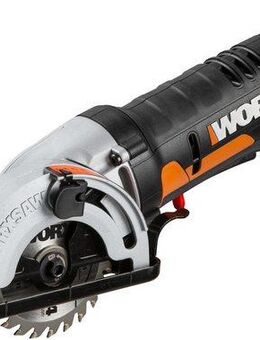 Worx Akku-Handkreissäge WX527.9 WorxSaw, Tauch- & Sägeschnitte bis zu 27 mm, ohne Akku & Ladegerät