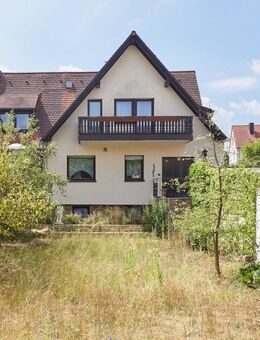 Freie DHH/ Zweifamilienhaus mit Doppelgarage u. Baugrundstück in Gebersdorf - Nürnberg