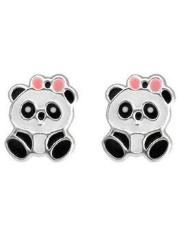 Firetti Paar Ohrstecker Schmuck Geschenk Silber 925 Ohrschmuck Pandabär