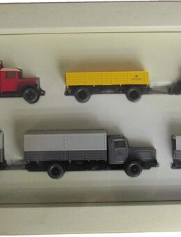 Deutsche Reichspost & Bundespost - 4er Set - Post Museum Edition 1992-4 LKW Oldies - von Wiking - Doberschütz