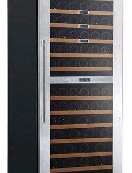 Hanseatic Weinkühlschrank HWC171FCIA, für 171 Standardflaschen á 0,75l,Edelstahlrahmen mit Anti-Fingerprint