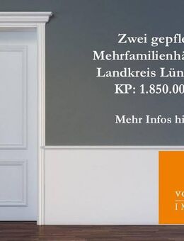 Zwei gepflegte Mehrfamilienhäuser im Landkreis Lüneburg... - Embsen