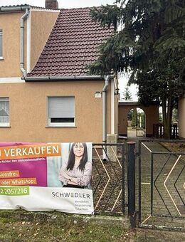 PROVISIONSFREI - Familienfreundliche Doppelhaushälfte mit Garage und großem Grundstück in Abtsdorf - Wittenberg (Lutherstadt)