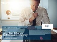 Leiter Back-Office und Buchhaltungsmanagement - Frankfurt (Main)