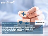 Pflegepädagoge / Lehrer für Pflegeberufe als Kursleiter und Ausbildungsbegleiter (w/m/d) Vollzeit / Teilzeit - Kempen