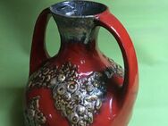 Schöne Vase 70er Jahre fat Lava Henkelvase - Ronsberg