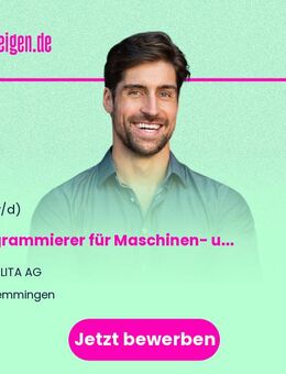 Programmierer für Maschinen- und Anlagensteuerung (alle Geschlechter) - Memmingen
