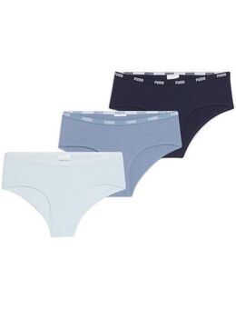 PUMA Slip Hipster Unterwäsche (3er-Pack) Damen