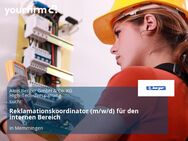 Reklamationskoordinator (m/w/d) für den internen Bereich - Memmingen