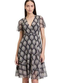 Cartoon Volantkleid Cartoon Damen Volantkleid mit Rüschen