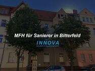 Neuer Preis! - Mehrfamilienhaus für Sanierer in optimaler Lage in Bitterfeld - Bitterfeld-Wolfen