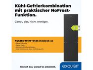 exquisit Kühl-/Gefrierkombination KGC265-70-NF-040C, 180,5 cm hoch, 54,5 cm breit, Energieeffizienzklasse C, 253 Liter Nutzinhalt, Total NoFrost