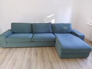 IKEA KIVIK 4er-Sofa mit Récamiere, türkis - Wuppertal