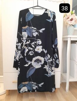 Festliches Esmara Kleid Gr.36, blau mit Blumen,.neuwertig - Mülheim (Ruhr)