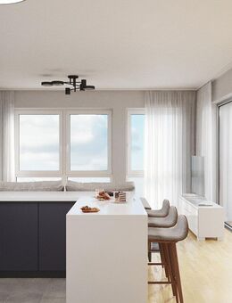 3 Zi., 2 Bäder, großer Balkon – jetzt provisionsfrei kaufen und sofort einziehen - Garbsen