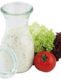 APS Einmachglas Weck, Glas, (Set, 6-tlg), (Saftflasche)