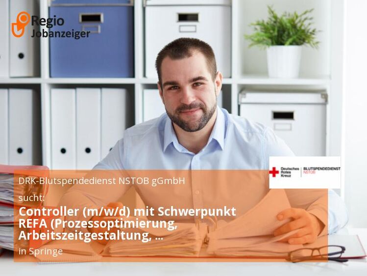 Controller (m/w/d) mit Schwerpunkt REFA (Prozessoptimierung, Arbeitszeitgestaltung, Betriebswirtschaftslehre (BWL), Wirtschaftswissenschaften) - Springe
