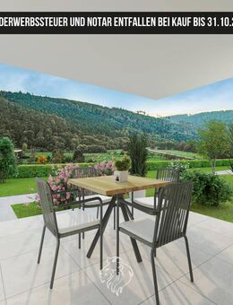 Wohnen mit Stil: Hochwertige Neubauwohnung mit Terrasse und Blick ins Grüne; KFW-40 Förderung - Wertheim