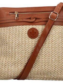 Rieker Umhängetasche, Schultertasche, Damen-Tasche mit abnehmbarem Logo-Anhänger