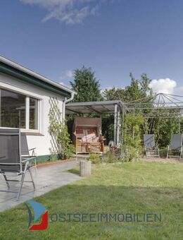Ostsee, Seebad Lubmin, EFH, Wfl. ca. 107 m², Grundstück ca. 998 m² in Ortslage, schöner Garten, Terrasse, Pavillon, Carport, PkW-Stellplatz, div. Nebe - Lubmin