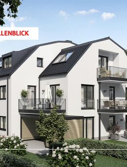 Süd-West-Seite: Neubau 3-Zimmer-Wohnung mit 2 Balkonen - München
