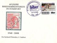 Biberpost: "60 Jahre Briefmarkenverein Staßfurt", Satz, Sonderbeleg mit SSt. - Brandenburg (Havel)