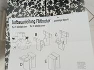 Falthocker / Sitzhocker aus Pappe - Essen
