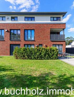 Buchholz - Neuwertig, seniorengerechte Terrassenwohnung mit Tiefgaragenstellplatz und Personenaufzug - Buchholz (Nordheide)