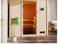 welltime Sauna Ricky, BxTxH: 195 x 169 x 187 cm, 38 mm, 4,5-kW-Ofen mit ext. Steuerung