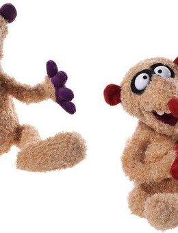 Heunec® Handpuppe Jan & Henry, Handpuppen Set, enthält recyceltes Material