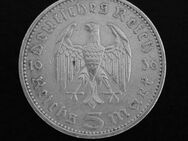 5-Reichsmark-Münze 1936, 900er-Silber. Hindenburg+Reichsadler - Münster