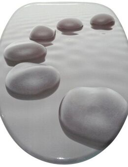 Sanilo WC-Sitz Black Stones, mit Absenkautomatik