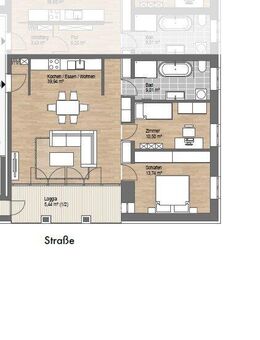 Stilvoller Neubau mit nur 7 WE - Verkauf Eigentumswohnung mit 3 Zi + großer Loggia in Eutritzsch - Leipzig