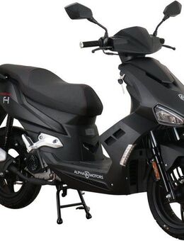Alpha Motors Motorroller Mustang FI, 50 ccm, 25 km/h, Euro 5, mit USB-Anschluss und Lenkerschloss, sportliches Design
