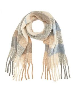 LASCANA Schal Fransenschal, weicher Winterschal, Damenschal, Modeschal, XXL-Schal