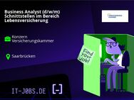 Business Analyst (d/w/m) Schnittstellen im Bereich Lebensversicherung - Saarbrücken