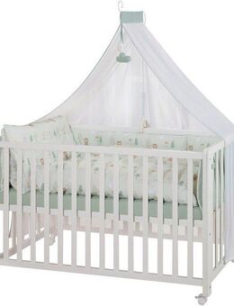 roba® Babybett Room Bed - Woodland Buddies, als Beistell-, Kinder- und Juniorbett verwendbar