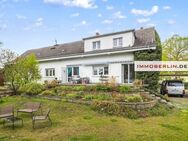 IMMOBERLIN.DE - Ländliches Wohnen & Gewerbe! Sehr attraktives Haus mit Praxisräumen, Wohnung & Ausbaureserve - Kloster Lehnin