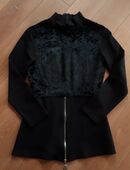 Schwarzes Oberteil samtlook von Nicowa in 85072
