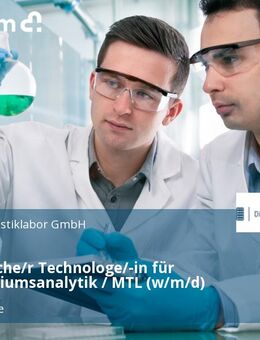 Medizinische/r Technologe/-in für Laboratoriumsanalytik / MTL (w/m/d) - Elbingerode