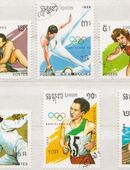 Olympia-Briefmarken 1992 Barcelona von Kambodscha (3)  [366] in 20095