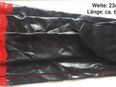 Sexy Wetlook Stockings mit roter Spitze und roter Ziernaht QueenSize XL in 80469