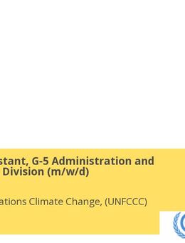 Travel Assistant, G-5 Administration and Operations Division (m/w/d) - Bonn