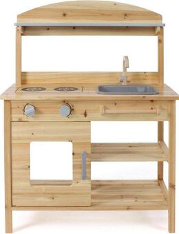 CHIC2000 Outdoor-Spielküche Spiel-Matschküche Holz, mit Sound