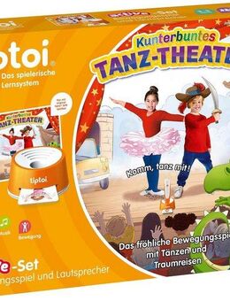 Ravensburger Spiel tiptoi® ACTIVE Set Kunterbuntes Tanz-Theater, Bewegungsspiel, mit tiptoi® Lautsprecher