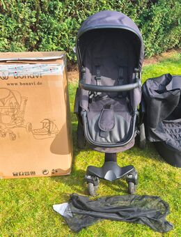 Bonavi Kinderwagen 1.0 schwarz Kombi mit Zubehör - Hünxe