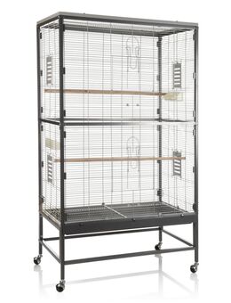 Innenvoliere Montana Paradiso 90 - L 91 x B 71 x H 160 cm (2 Pakete)